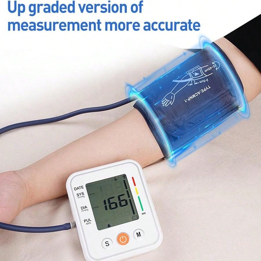 Save 50%- Digital Arm Blood Pressure Monitor Easy Home